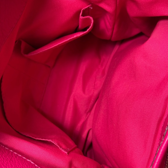 Coach F34495 Large Shoulder Bag in Hot Pink Pebbled Leather. Added chain - Picture 8 of 14